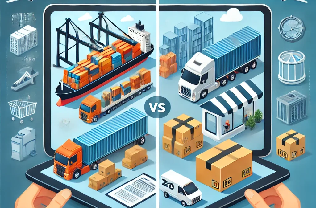 Transporte B2B vs. B2C: Diferencias y ventajas para tu empresa